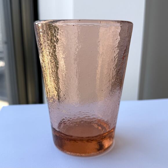 Fire and Light Recycled Glass 12oz Tumbler Copper Orange - 4 3/4” - Picture 1 of 6